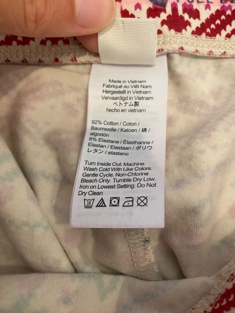 J. Crew Crewcuts Girls’ Size 14 Multicolor Fair Isle Pattern Leggings
